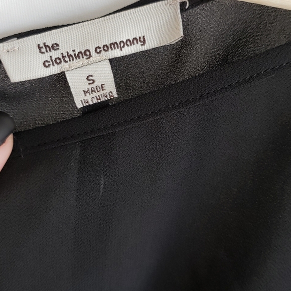 Company store chiffon blouse rhinestone cuffs - Picture 4 of 7